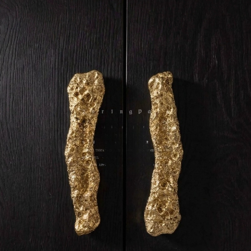 Unique Furniture Hardware - Messing-Aluminium-Schrankbeschläge, Einzigartiger Schubladen- und Türgriff, Möbelbeschläge