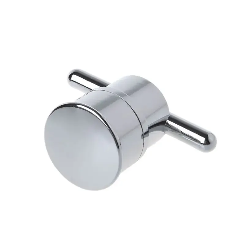 Furniture Hardware Kit - 1 Stück galvanisierter Kunststoff-Einloch-Duschtürknauf für Inneneinrichtung,