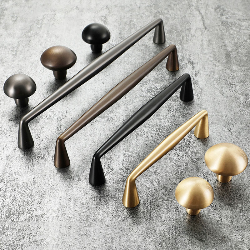 Drawer Pull Gold - Multi-Size-Knöpfe und Griffe aus massivem Messing