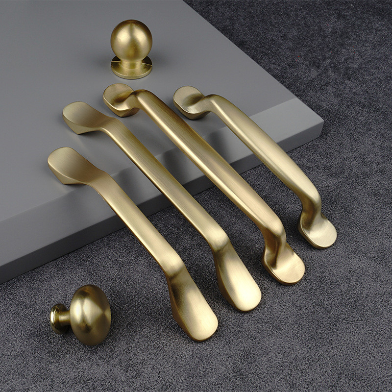 Drawer Pull Gold - Goldene Möbelgriffe aus Aluminium für Küche,
