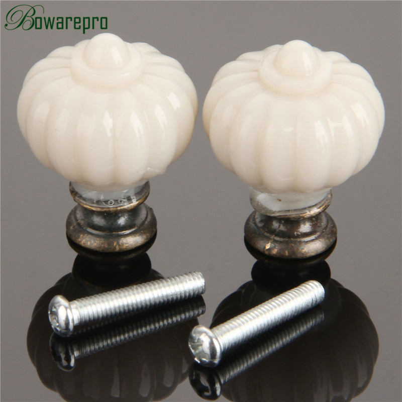1Pc Acryl Elfenbein Weiß Kürbi – Furniture Hardware Supplies Bewertung und Preis