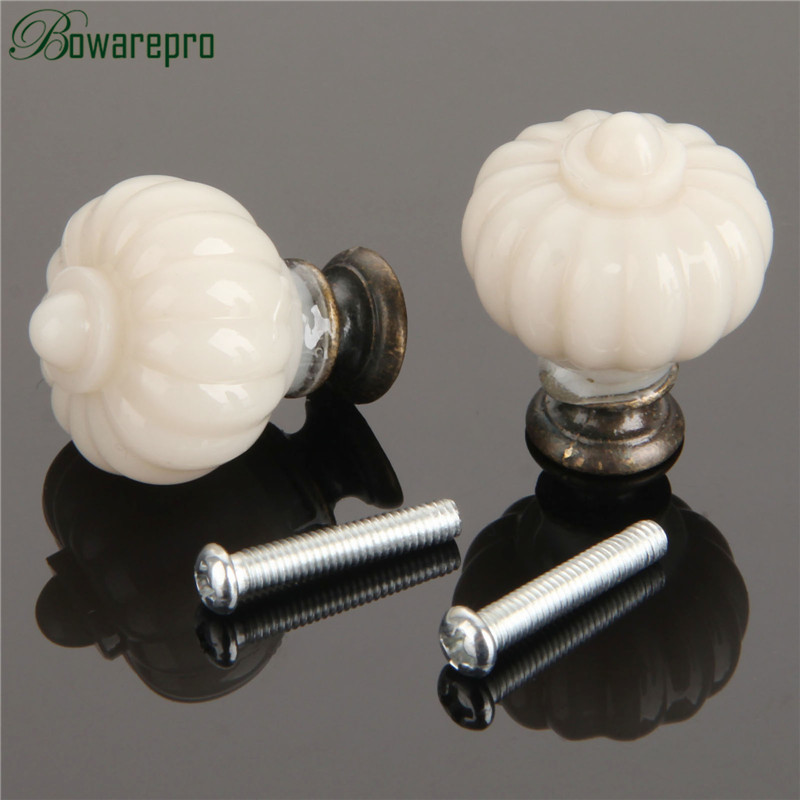 1Pc Acryl Elfenbein Weiß Kürbi – Furniture Hardware Supplies Bewertung und Preis