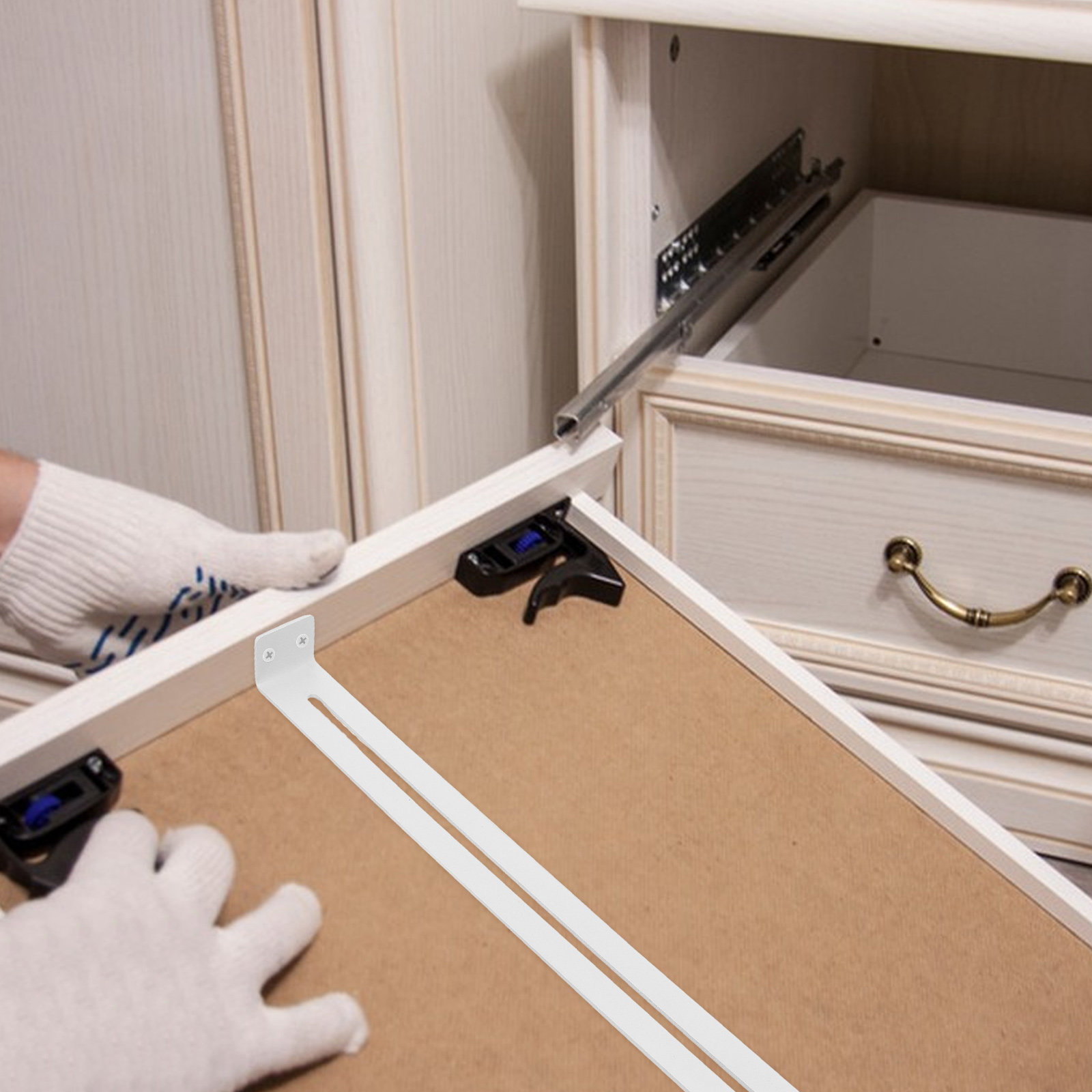 2-teiliges Schubladen-Stützhal – Furniture Hardware Kit Bewertung und Preis
