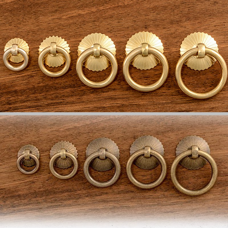 Vintage Messing Schrank Ring K – Drawer Pull Gold Bewertung und Preis