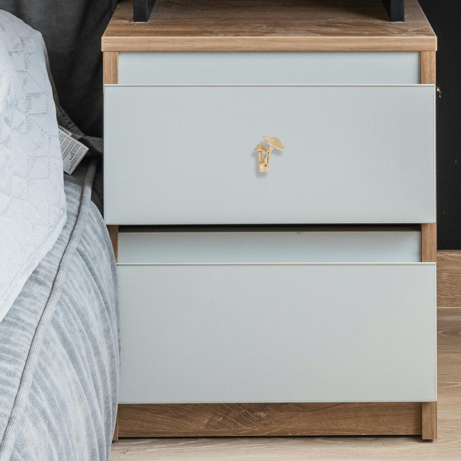 Messing-Pilz-Schrankknopf, Ein – Drawer Pull Gold Bewertung und Preis
