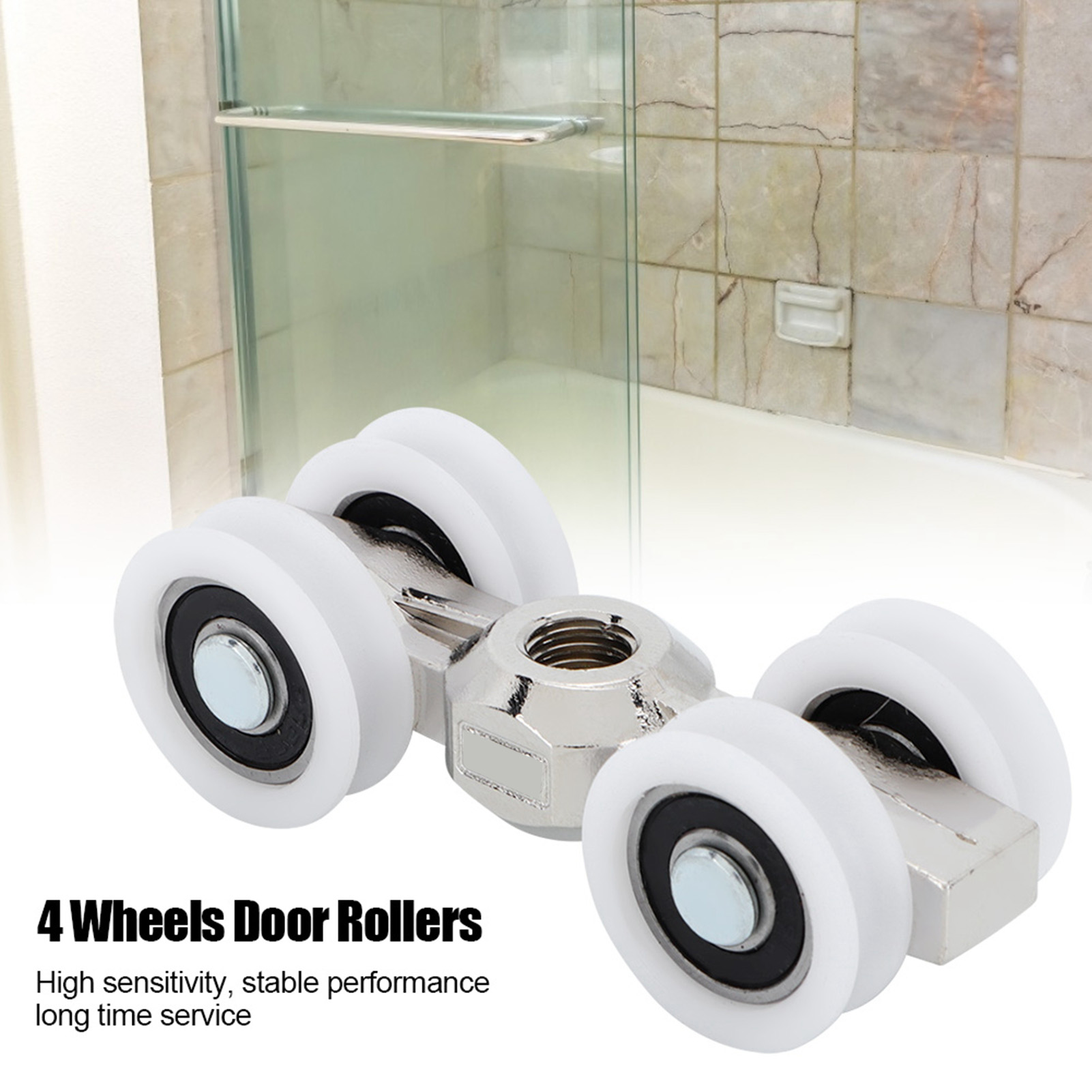 4-Rad-Schiebetürrollensystem m – Furniture Hardware Kit Bewertung und Preis